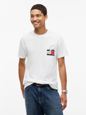 Maglietta di Tommy Jeans in bianco: frontale