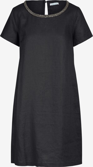 mint & mia Kleid mit Perlen mit Rundhalsausschnitt in schwarz, Produktansicht