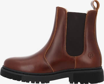 Palado - Botas Chelsea 'Alicudi' en marrón: frente