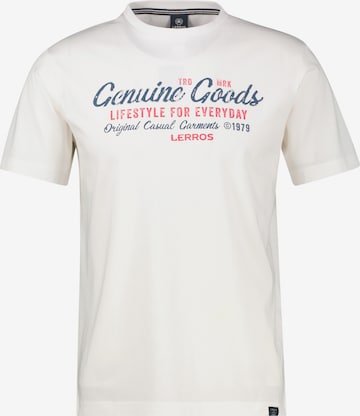 LERROS Shirt in Weiß: Vorderseite