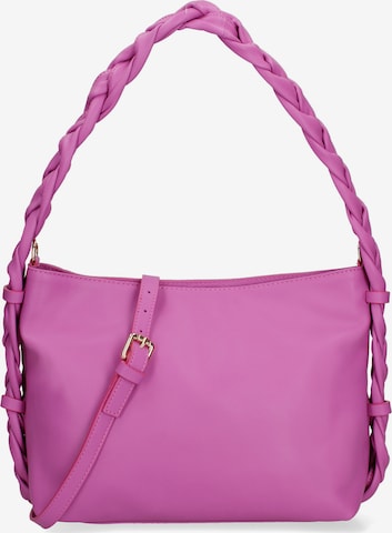 Borsa a spalla di Gave Lux in lilla: frontale