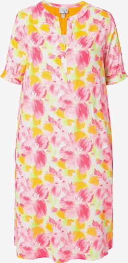 Ulla Popken Kleid in 42-44 in gelb / grün / rosa / weiß, Produktansicht