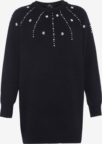 Pull-over faina en noir : devant