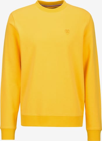 19V69 ITALIA Sweatshirt 'Nico' in Geel: voorkant