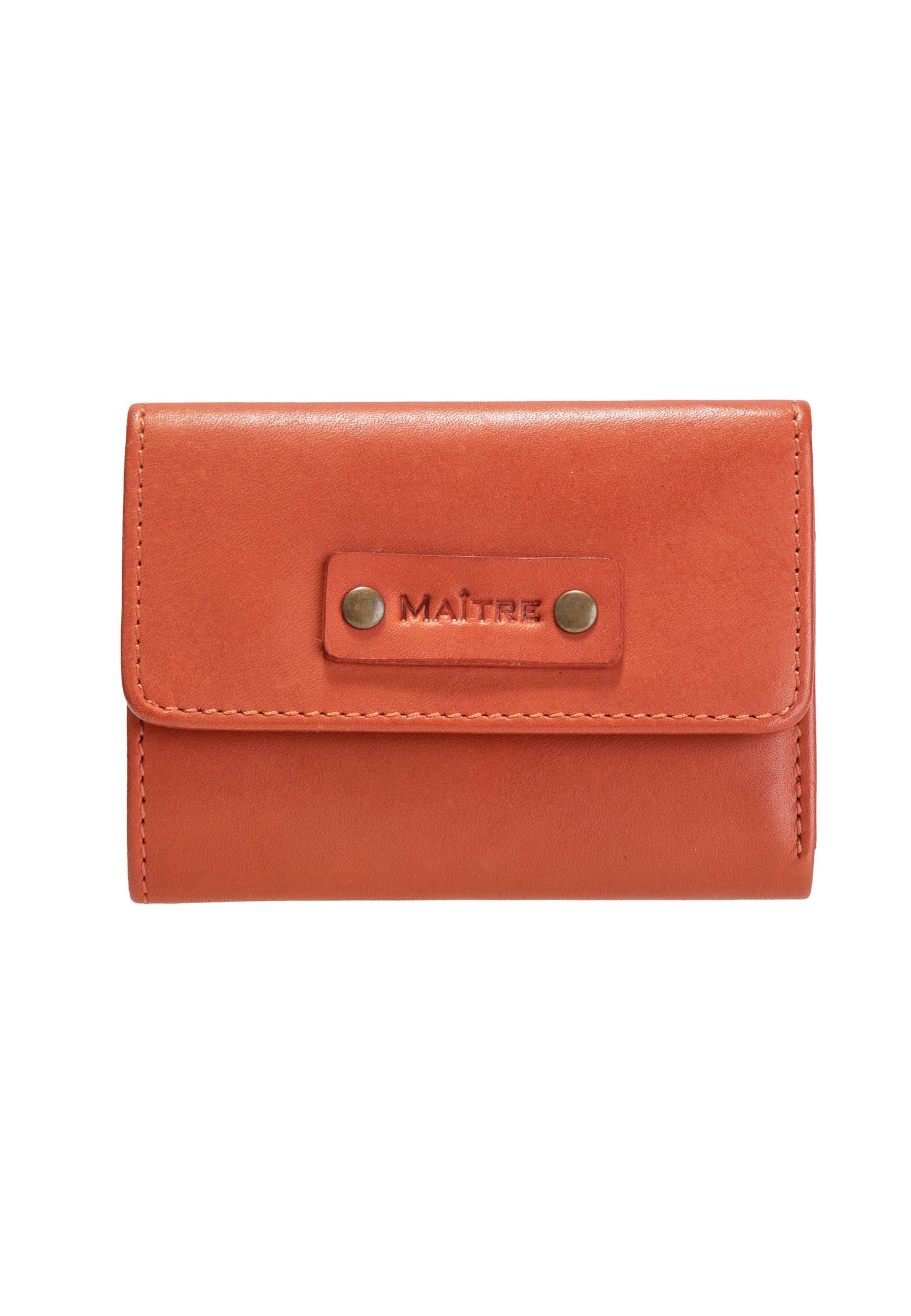 Portamonete 'Steinbach Ilsebill' di Maître in arancione: frontale