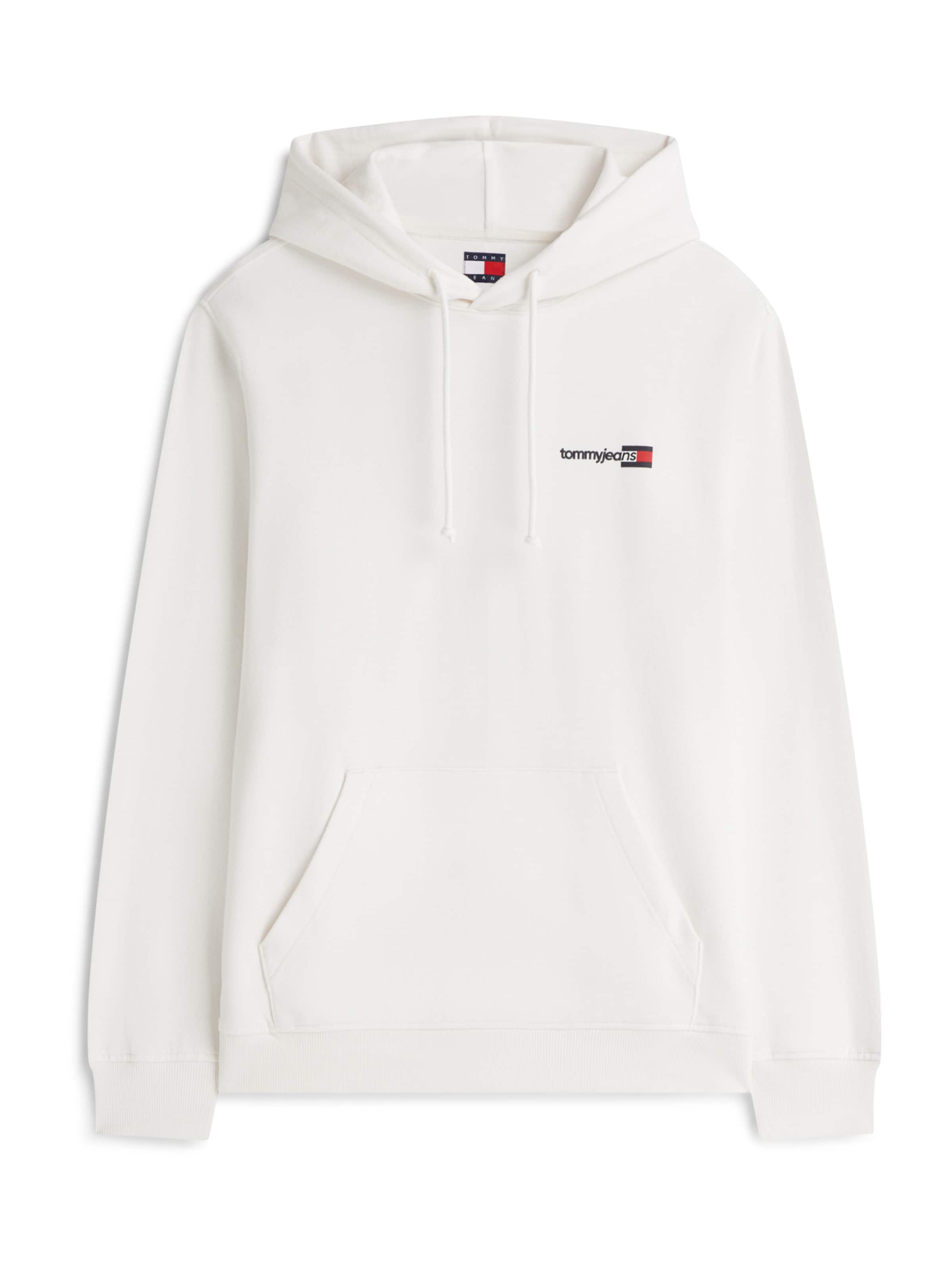 Tommy Jeans Collegepaita värissä valkoinen: etupuoli