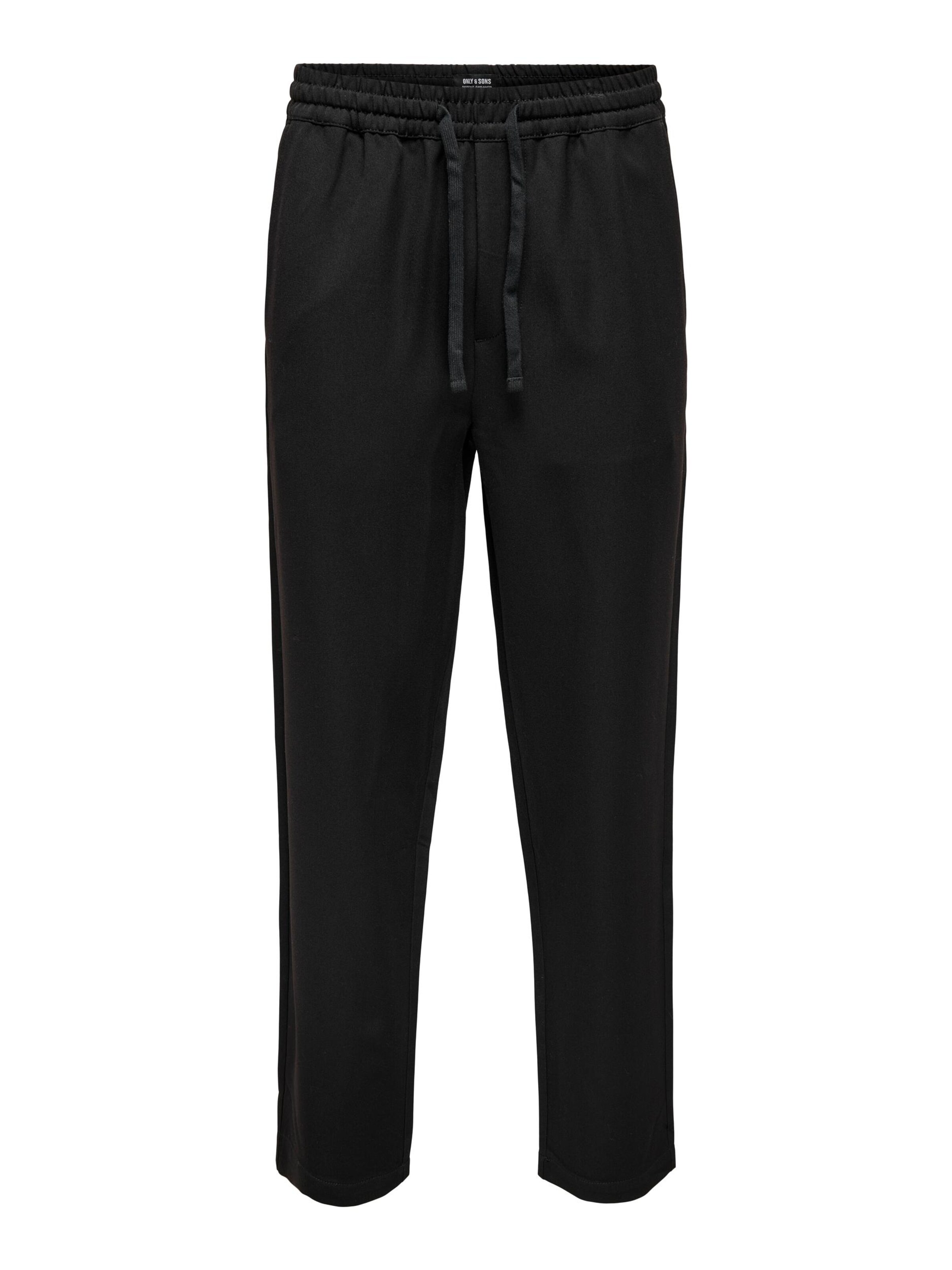 Only & Sons Normální Kalhoty 'SINUS' – černá: přední strana
