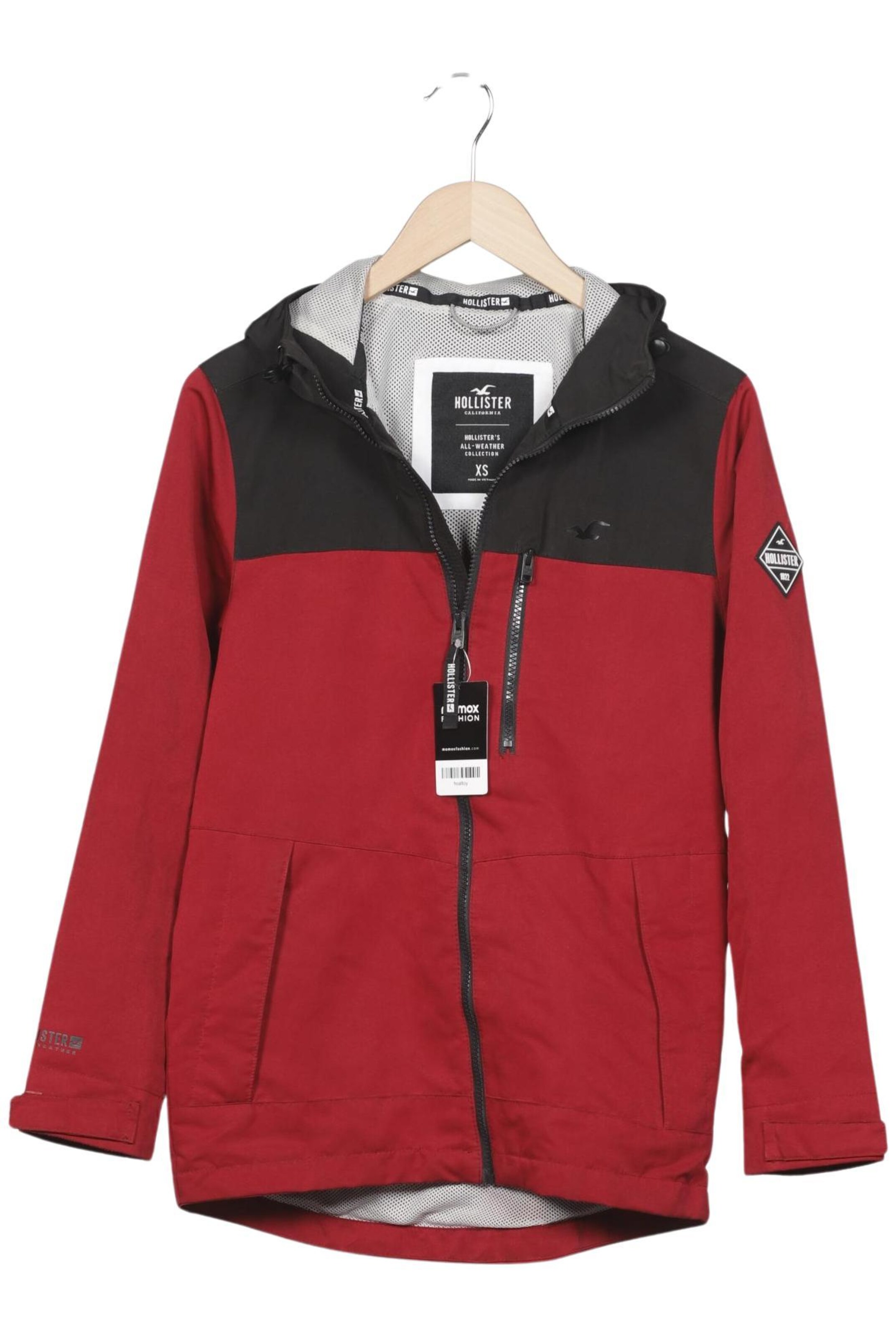 HOLLISTER Jacket & Coat in XS in Red: front