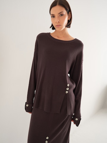 Camomilla Italia Sweater 'MARA' in Brown: front