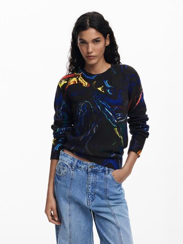 Desigual Свитер в Черный: спереди