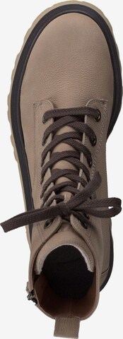 Paul Green Lace-Up Ankle Boots in Beige