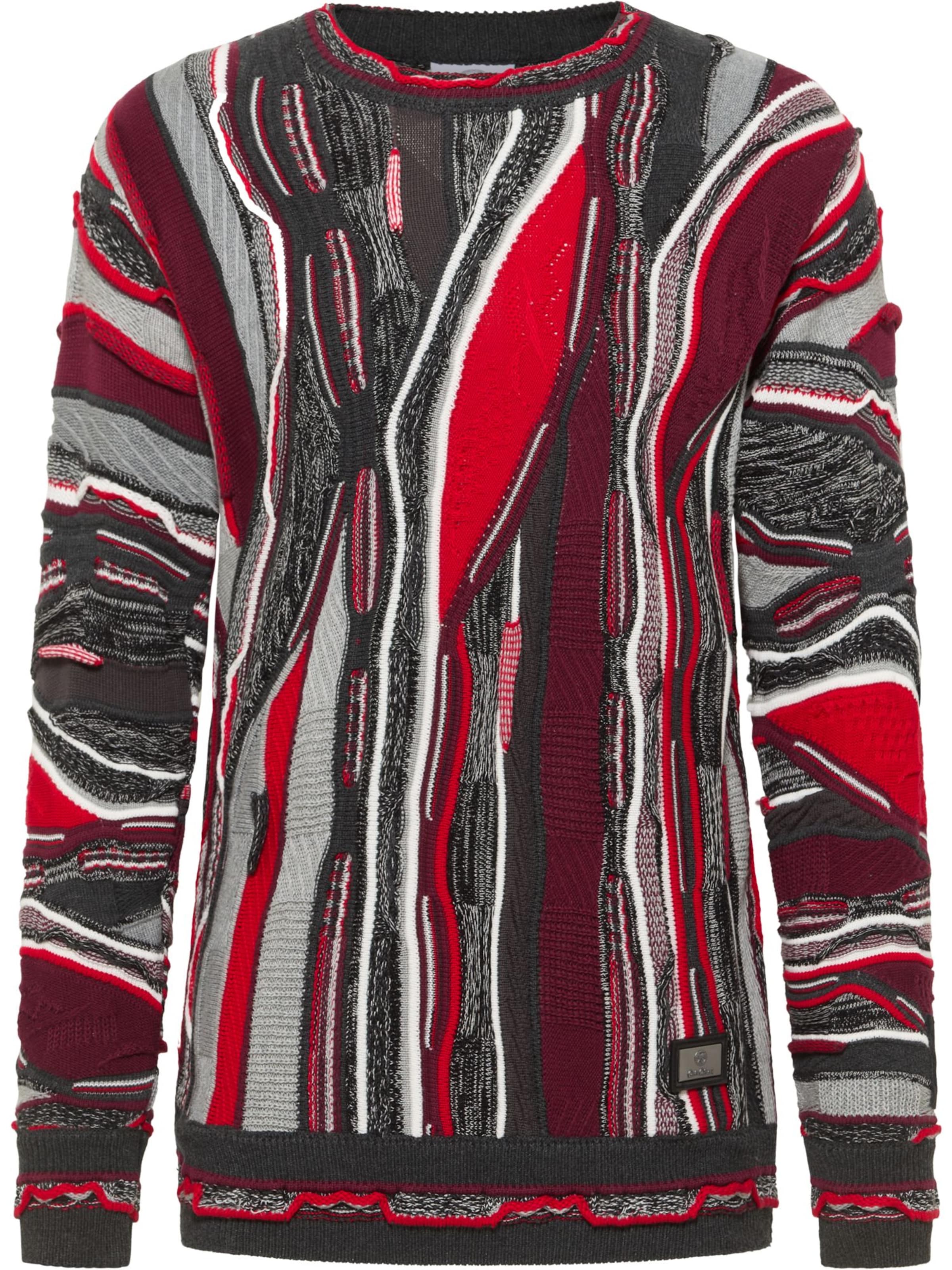 Pull-over 'Fazio' Carlo Colucci en gris : devant