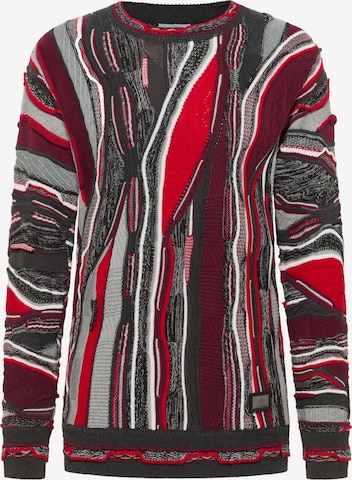 Pull-over 'Fazio' Carlo Colucci en gris : devant