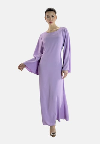 Elara Kleid in Lila: Vorderseite