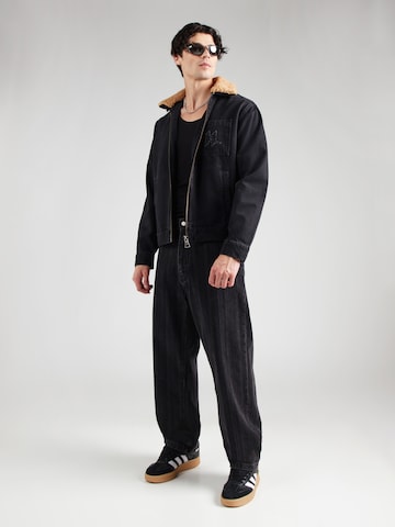 melns Carhartt WIP Baggy Džinsi 'Rylan'