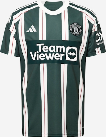 zaļš ADIDAS PERFORMANCE Sportiska stila krekls 'Manchester United 23/24': no priekšpuses