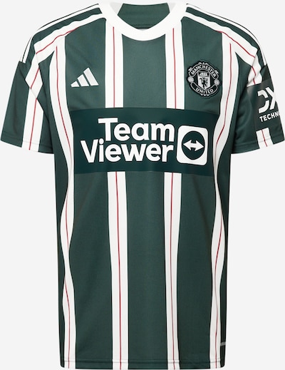 ADIDAS PERFORMANCE Maillot 'Manchester United 23/24' en vert foncé / rouge / blanc, Vue avec produit