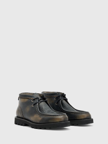 AllSaints - Botas com atacadores em castanho