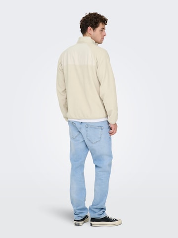Only & Sons - Chaqueta polar 'ONSchuck' en beige