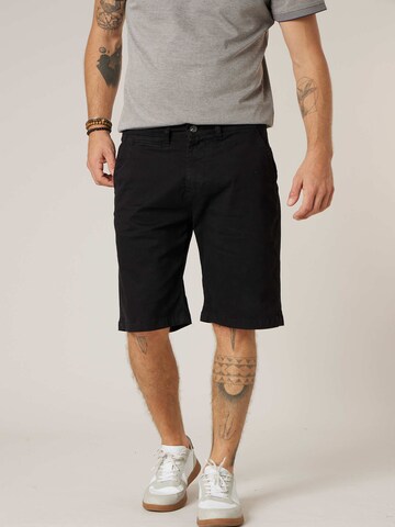 Regular Pantalon chino 'Varty' Deeluxe en noir : devant