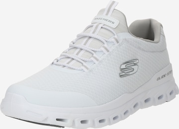 SKECHERS Slip-Ons 'Glide-Step' in White: front