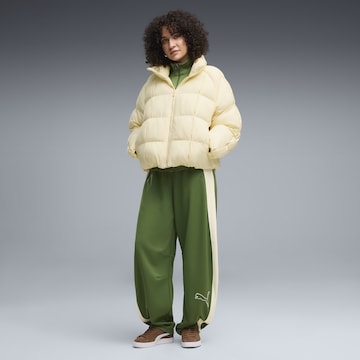 PUMA Loosefit Sportbroek in Groen: voorkant