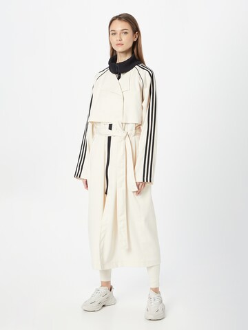 ADIDAS ORIGINALS - Sobretudo meia-estação 'Always Original Trench' em branco: frente