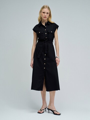 Salsa Jeans Dress in Black: front