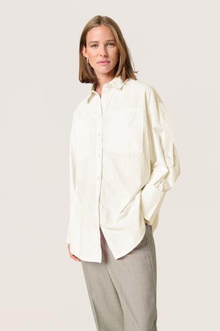 SOAKED IN LUXURY Blouse 'SLCalico' in White: front
