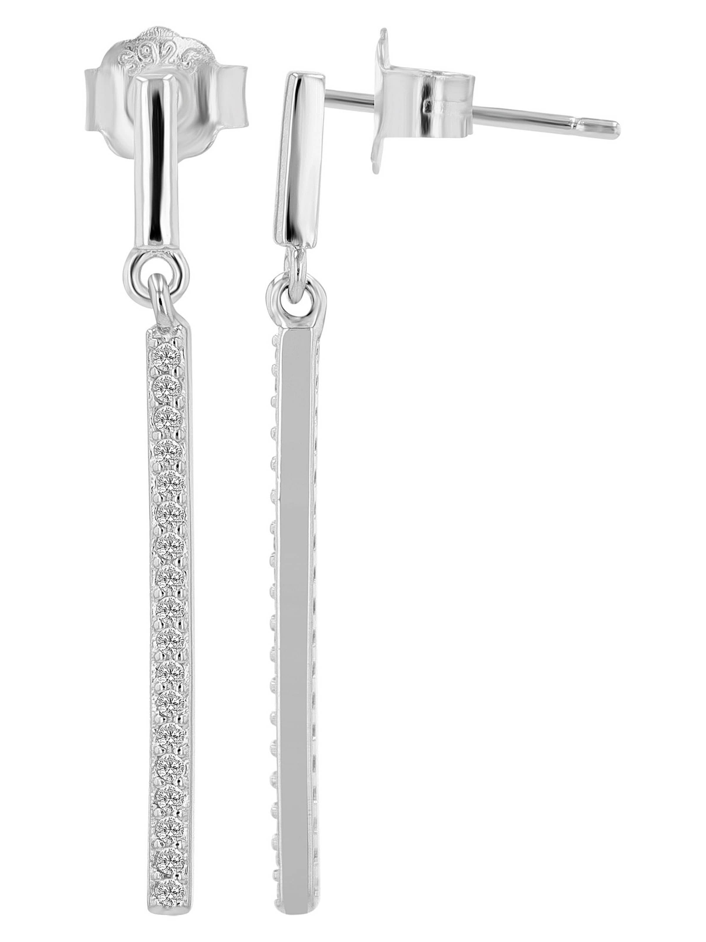 Akzent Earrings 'Adina, 925 Sterlingsilber, langlebig' in Silver