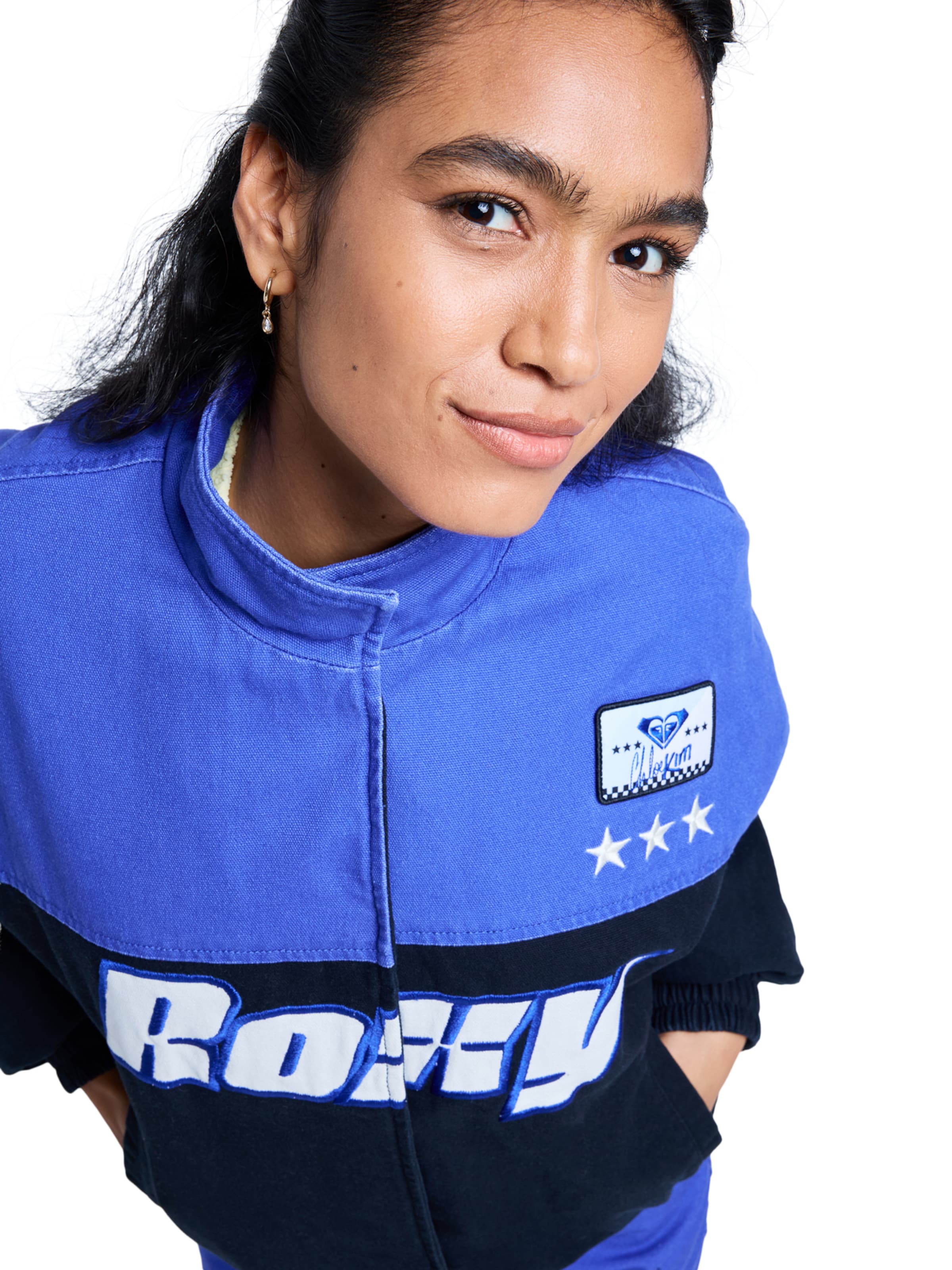 ROXY Jacke 'Moto' in Schwarz