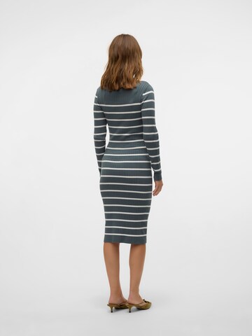 MAMALICIOUS Knitted dress 'MLNewsiv June' in Blue