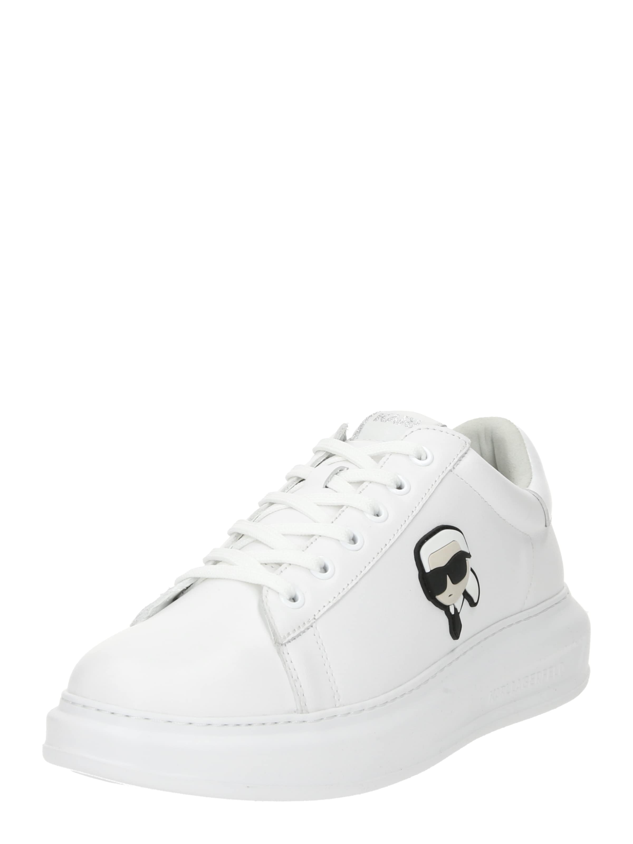 Karl Lagerfeld Platform trainers in White: front