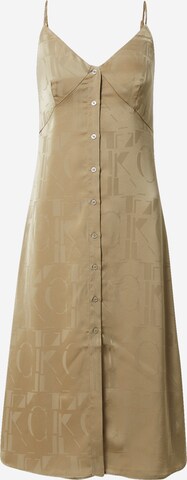 Calvin Klein Jeans Sommarklänning i beige: framsida