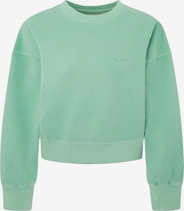 Pepe Jeans Sweatshirt 'LYNETTE' i grön: framsida