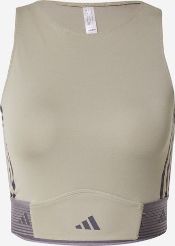 ADIDAS PERFORMANCE Sports top 'Hyperglam' in Green: front