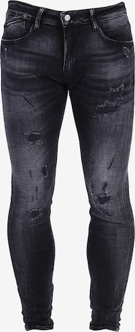 Le Temps Des Cerises Skinny Jeans 'POWERC' in Schwarz: predná strana