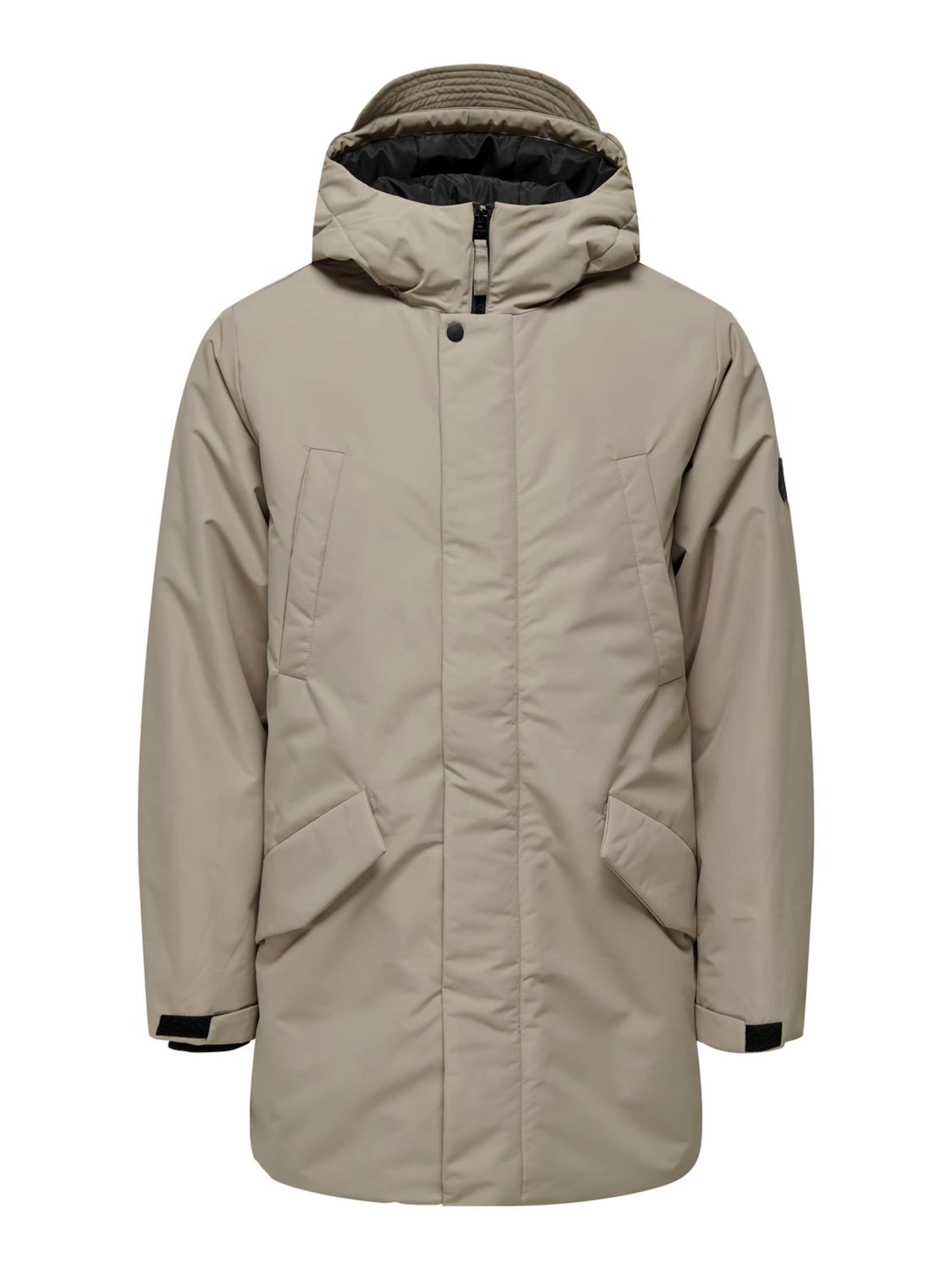 Only & Sons Átmeneti parka 'ONSCarl' - bézs: elől