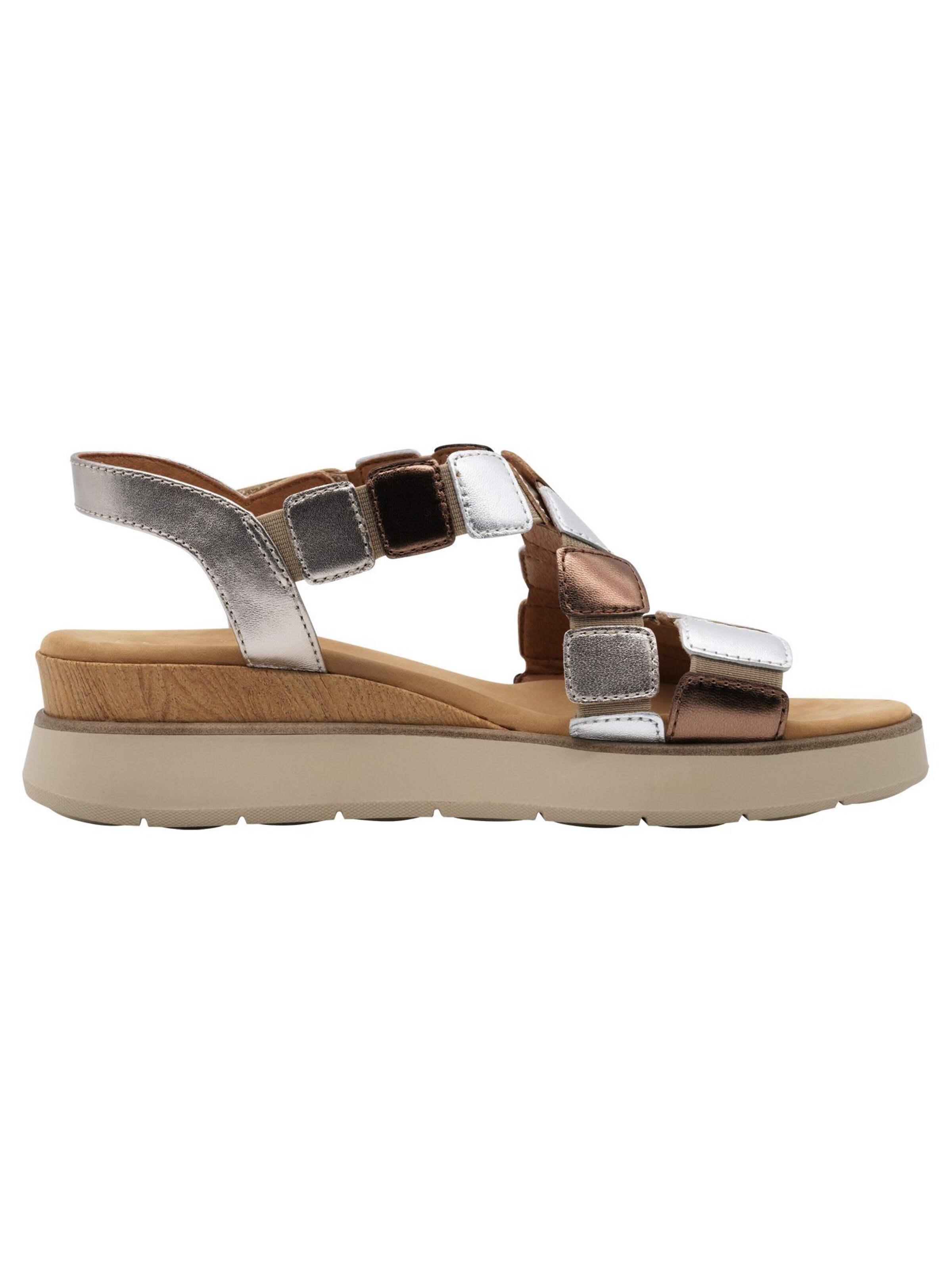 Sandales Tamaris en or