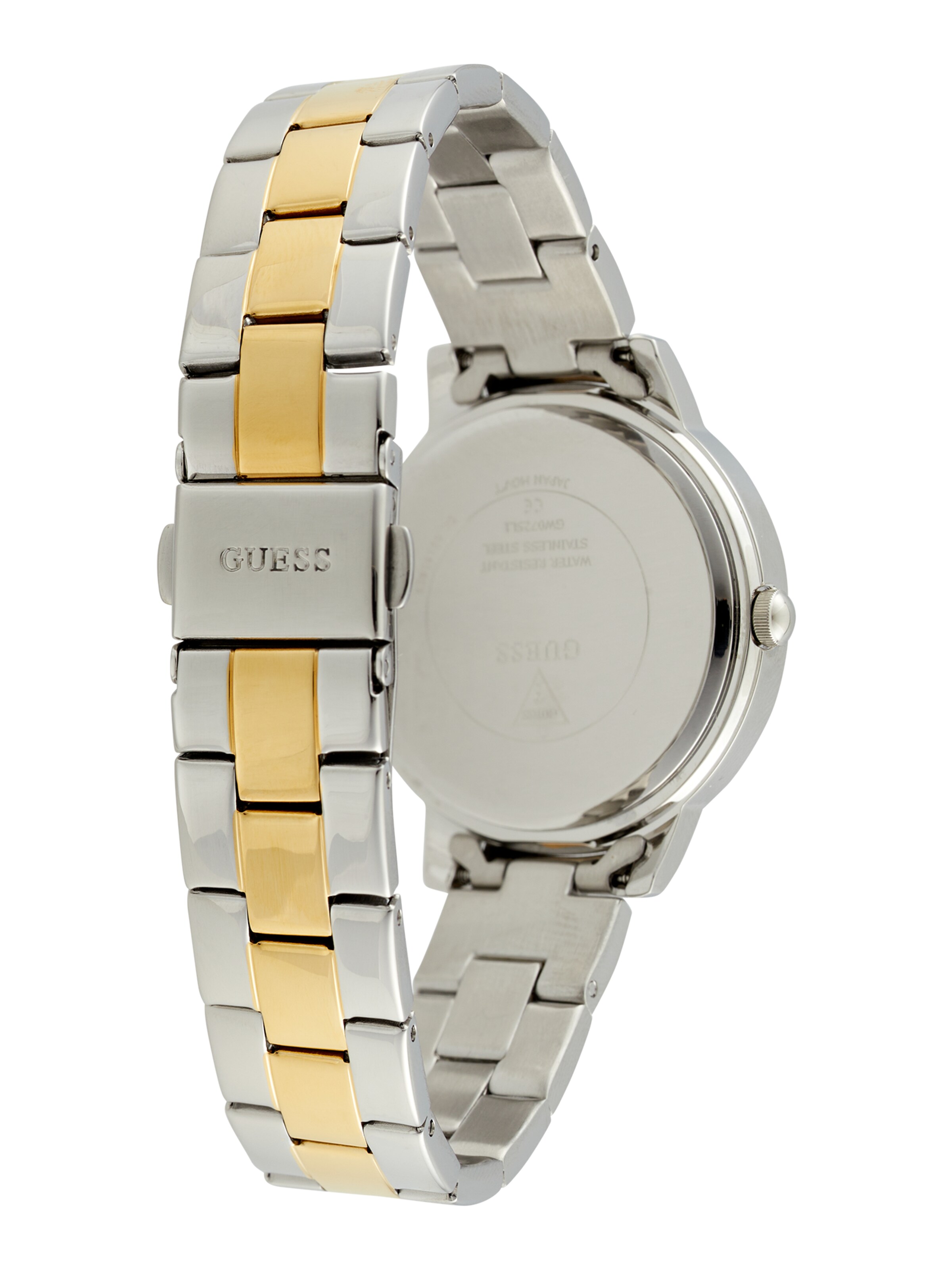 Montre à affichage analogique GUESS en argent