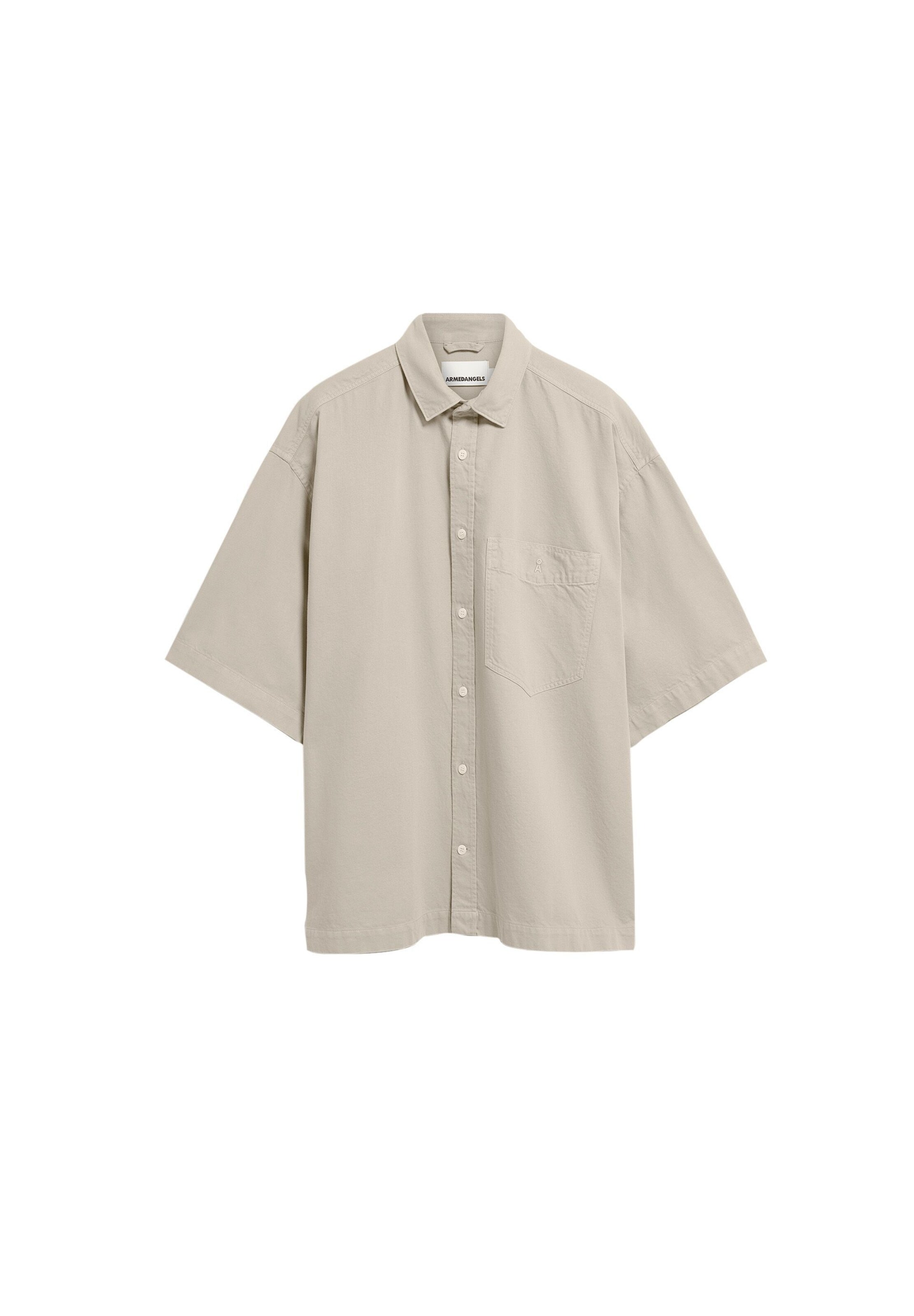 ARMEDANGELS Comfort Fit Hemd COTTON LINO in Beige: Vorderseite