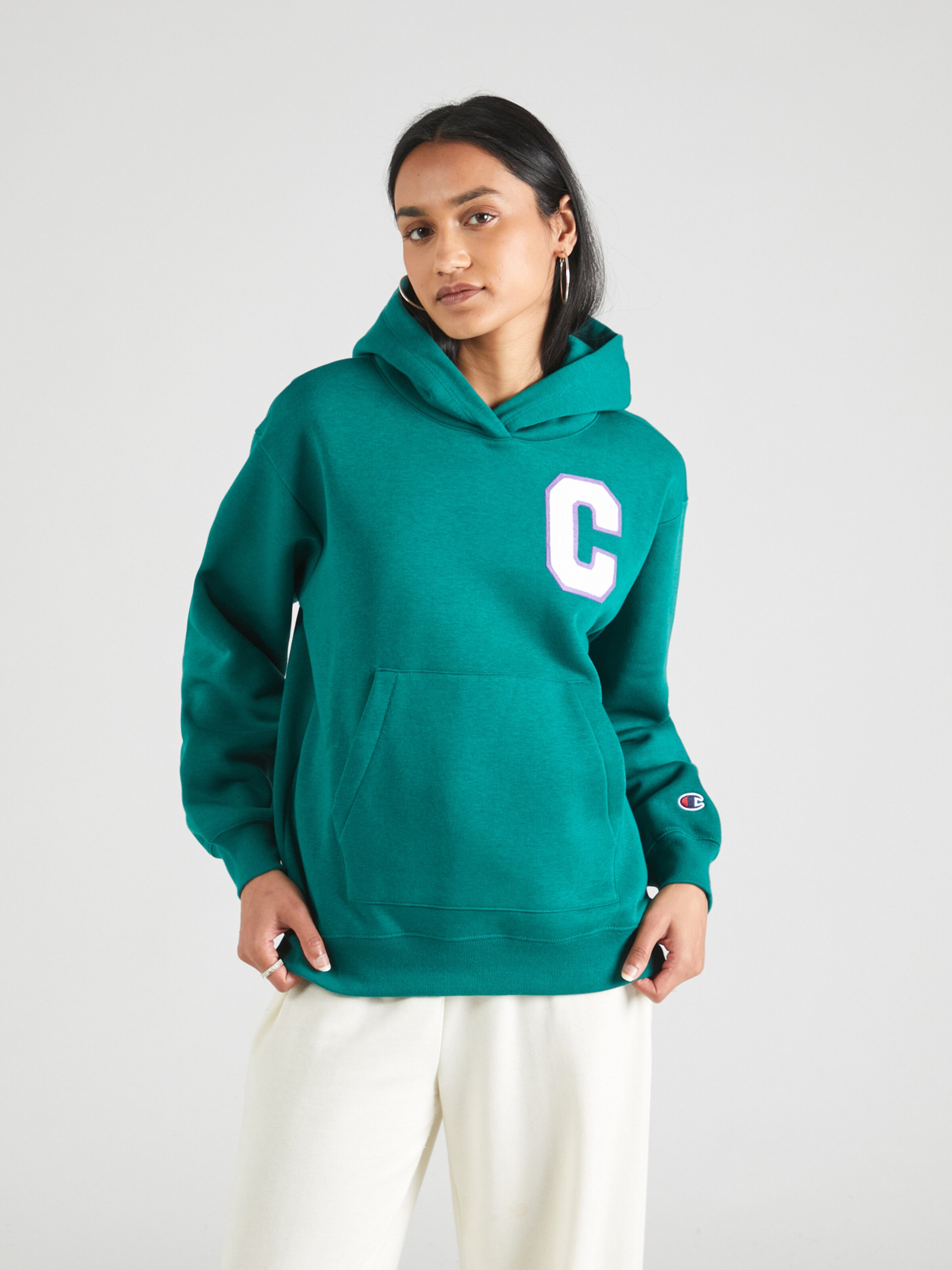 Teal discount champion sweatshirt
