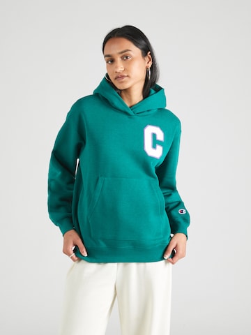 zaļš Champion Authentic Athletic Apparel Sportisks džemperis: no priekšpuses