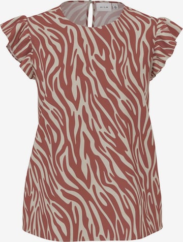 VILA Blouse 'OLIVIA' in Brown: front