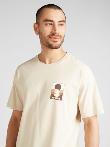 RIP CURL - Camiseta 'SURF REVIVIAL' en beige