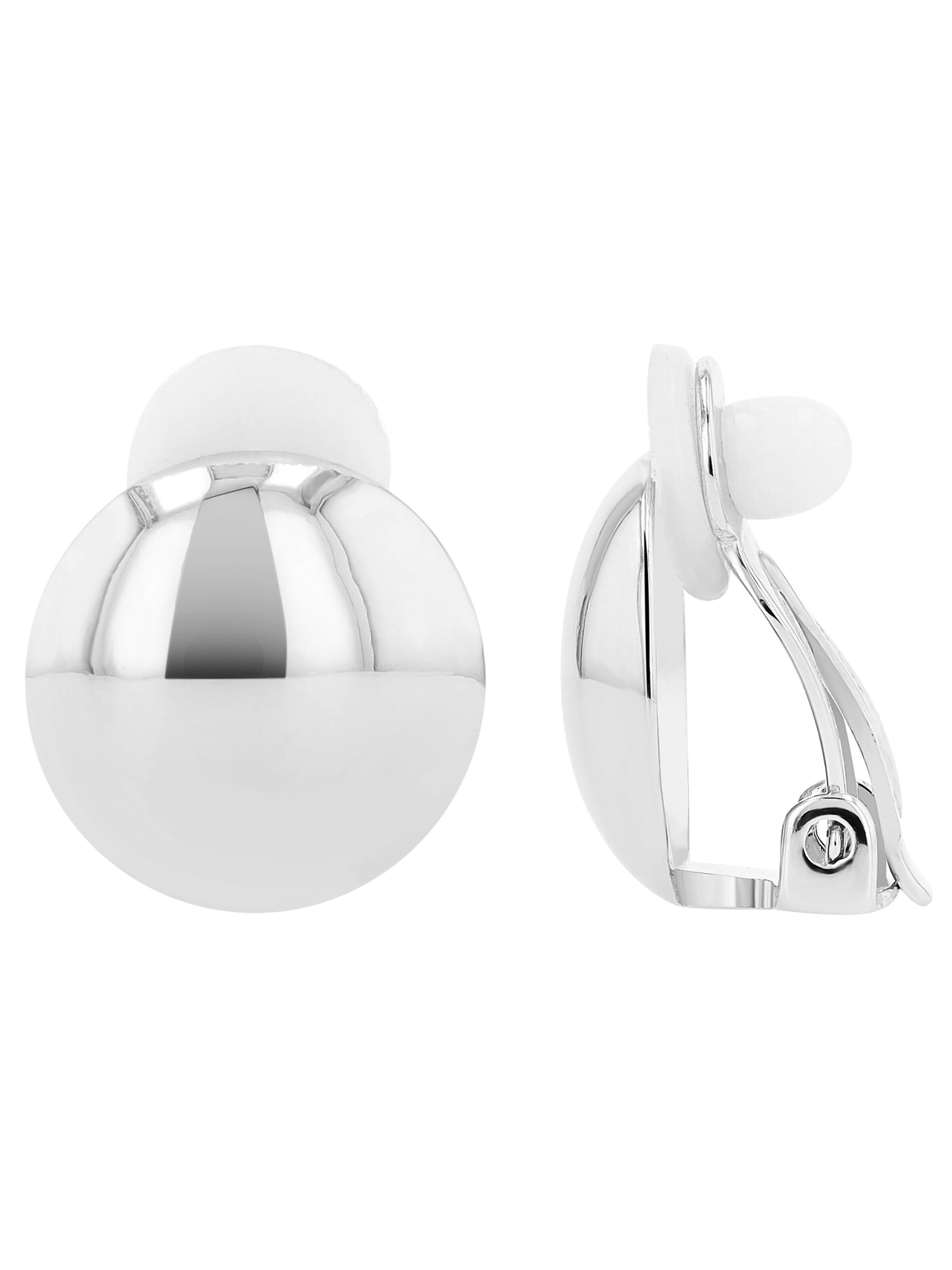 Akzent Earrings '"Arlinda" aus 925 Sterlingsilber, rhodiniert, langlebig' in Silver