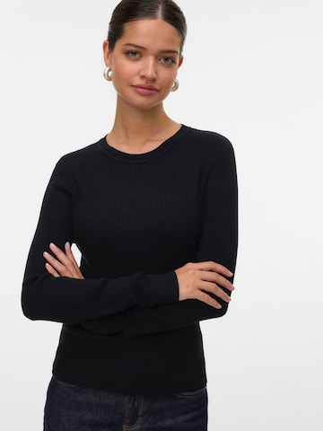 VERO MODA Pulóver 'VMGIZELLE' - fekete: elől