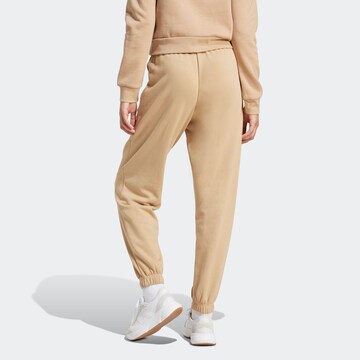 ADIDAS SPORTSWEAR Tapered Sporthose 'Essentials' in Beige