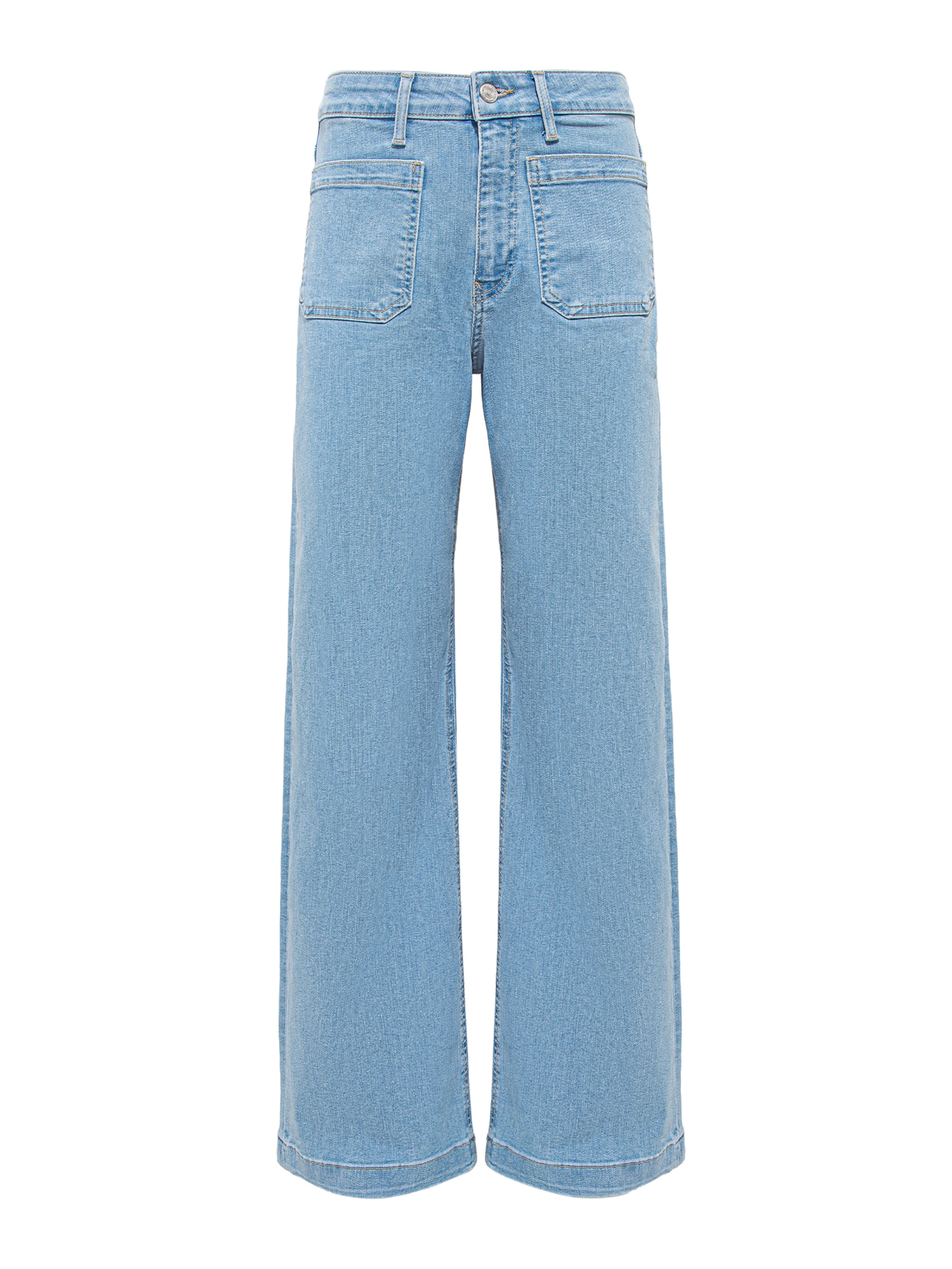 Mavi Wide leg Jeans 'MALIBU' in Blauw: voorkant