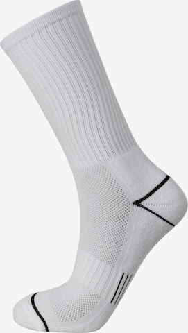 ENDURANCE Athletic Socks 'Boom' in White: front